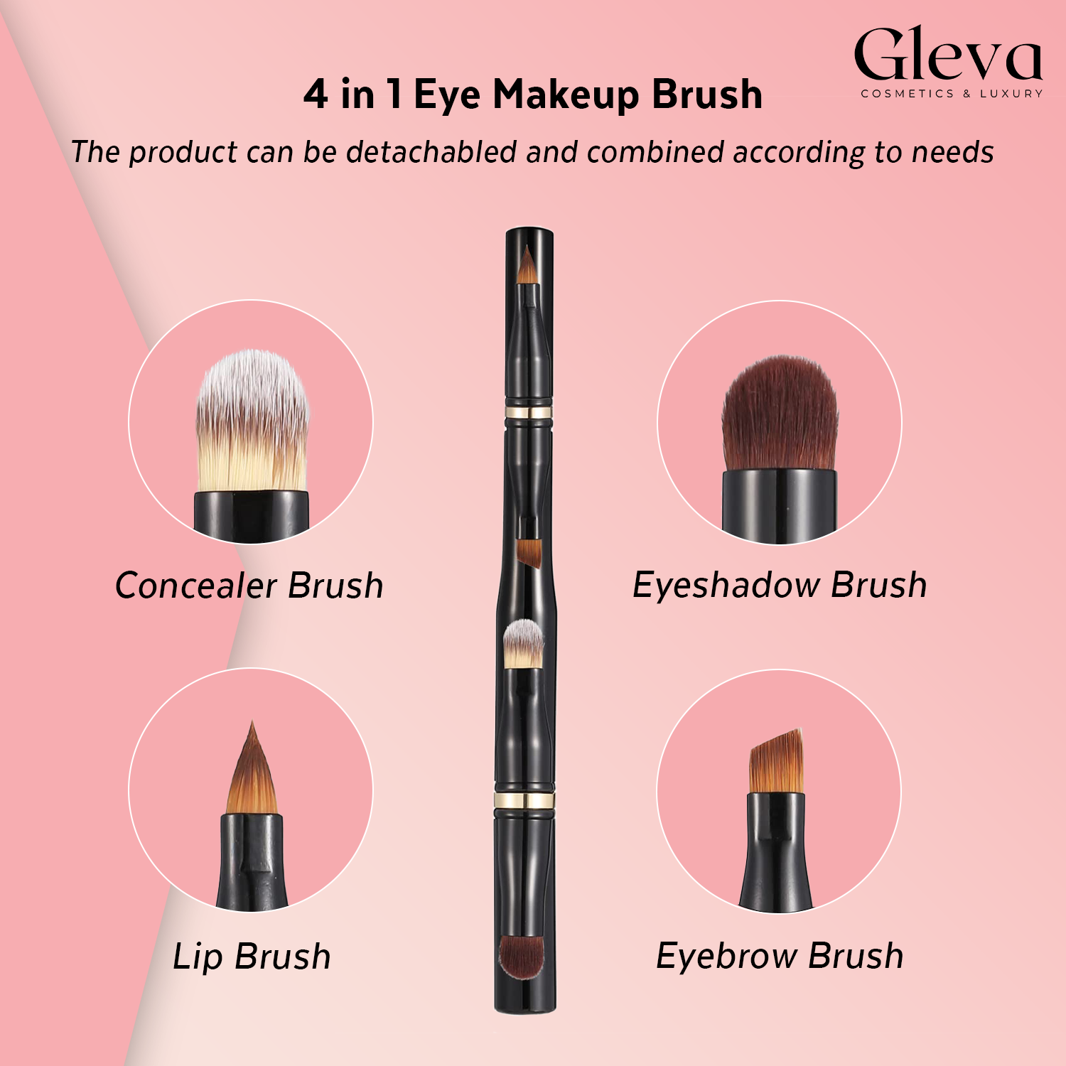 Multi Section Eye Makeup Brush