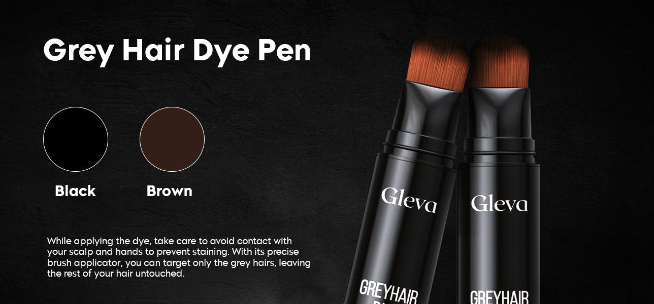 Say Goodbye to Grey with Gleva Magic Grey Hair Dye Pen