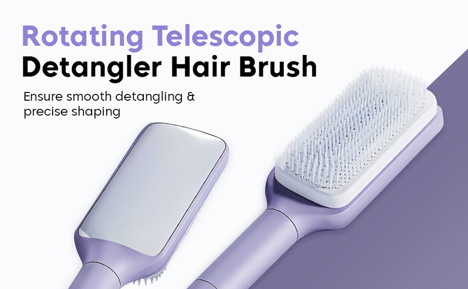 Telescopic Self-Cleaning Hair Brush, detail 1