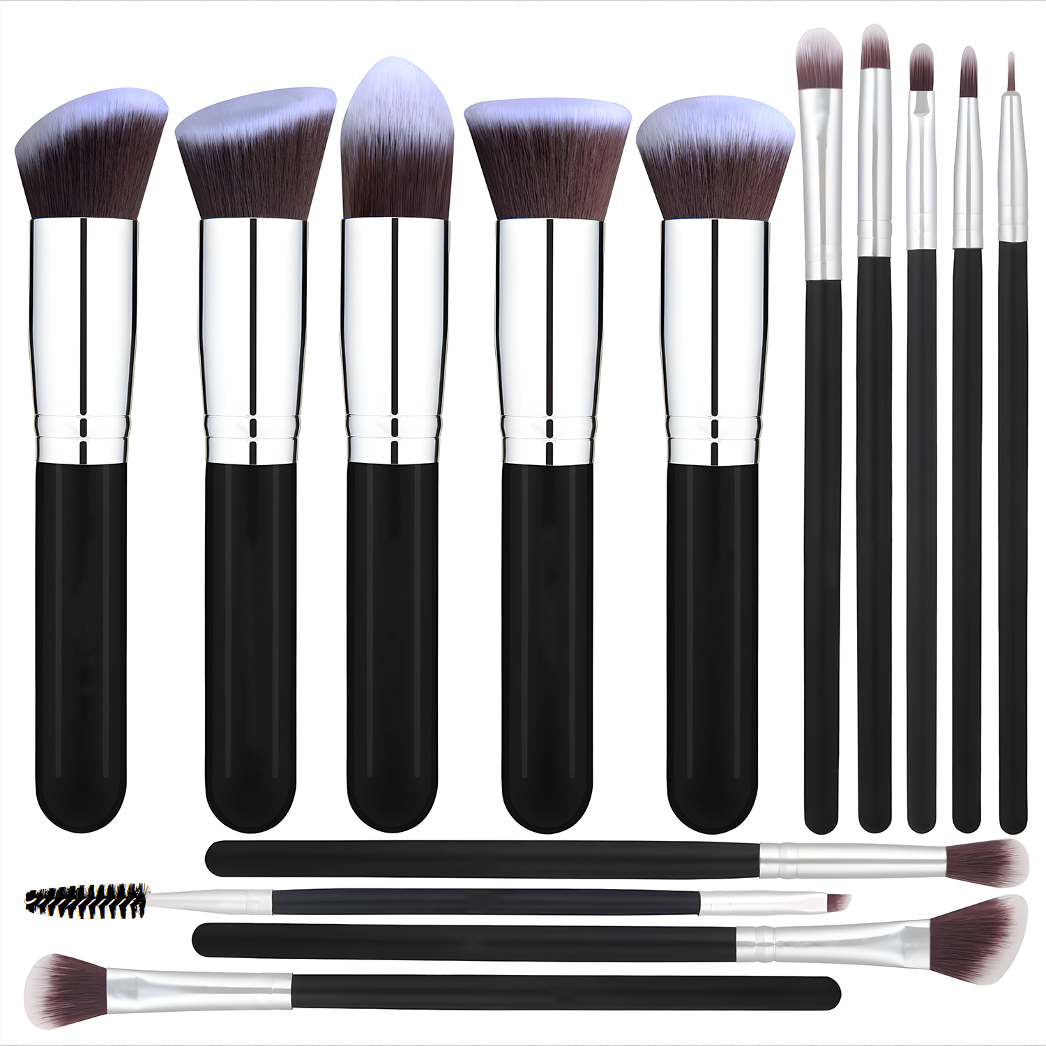 14 Pcs Synthetic Brush Set