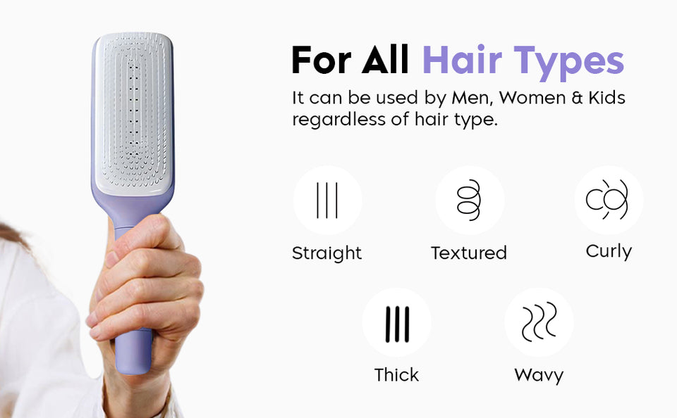 Telescopic Self-Cleaning Hair Brush, detail 5