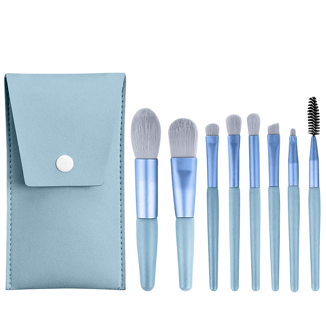 8 PCS Makeup Brush Set With Holder (Buy 1 Get 1 Free)
