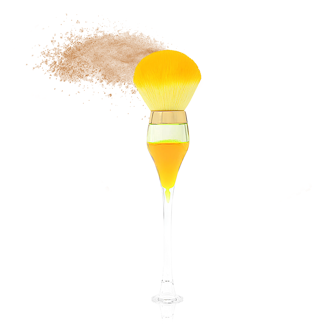 Wine Glass Powder Brush