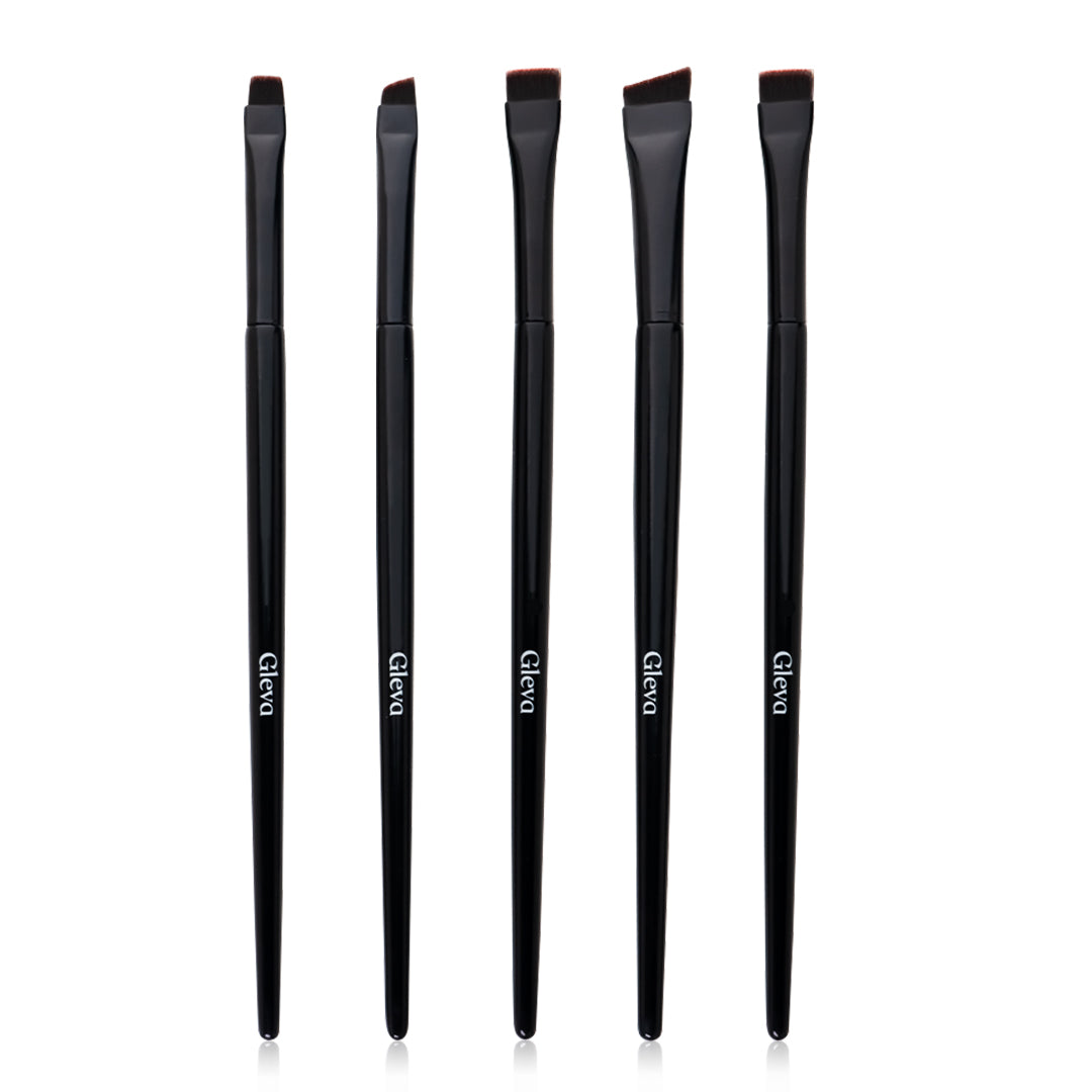 Brow + Eyeliner brushes set - 5 Pcs