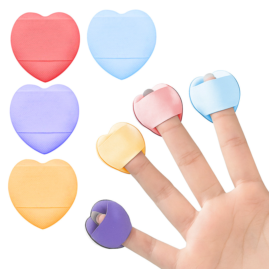 Heart Shaped Finger Powder Puff