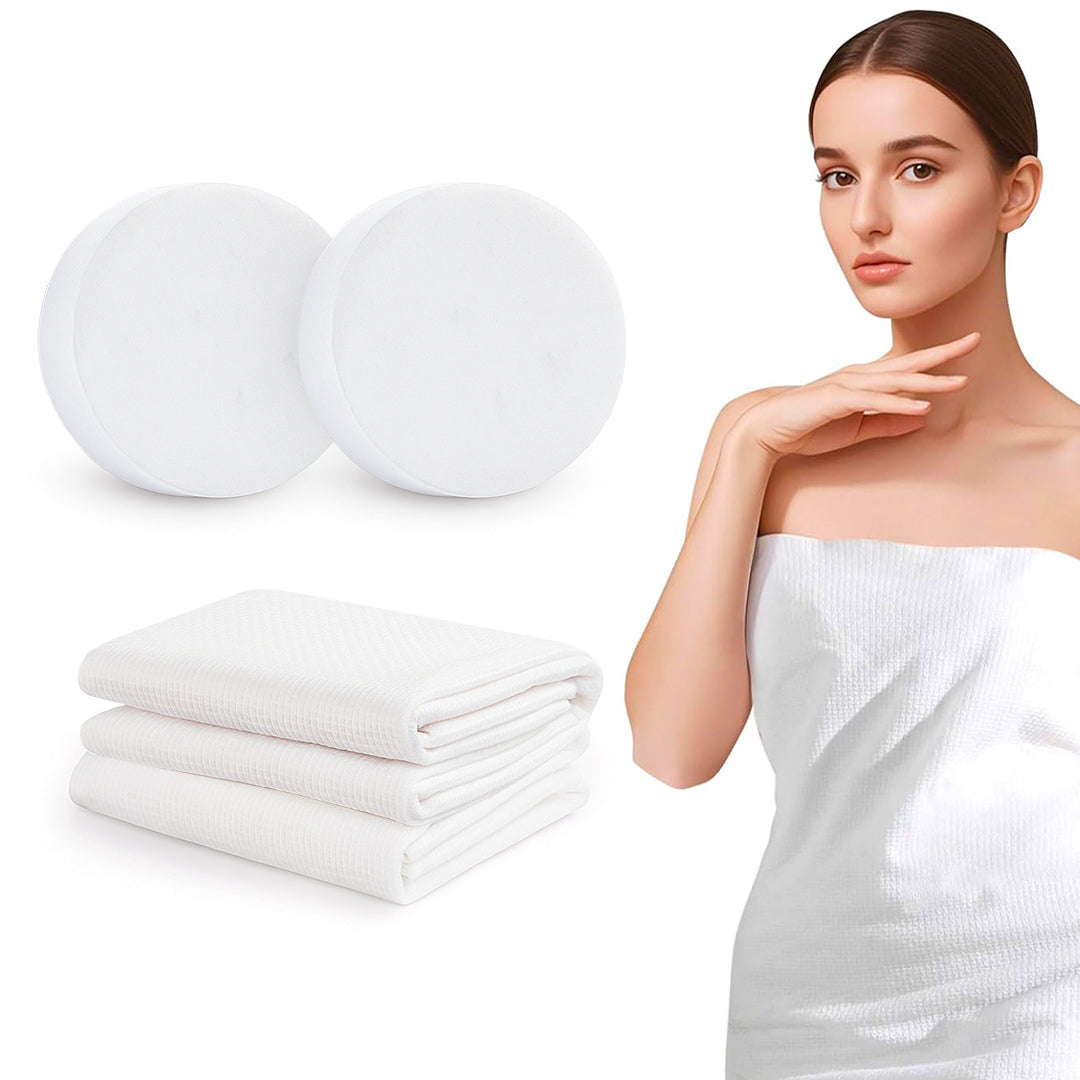 Compressed Bath Towel (Buy 1 Get 3 Free)