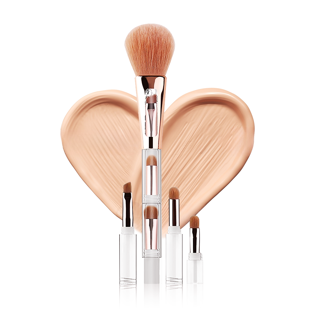 4 in 1 Makeup Brush Set