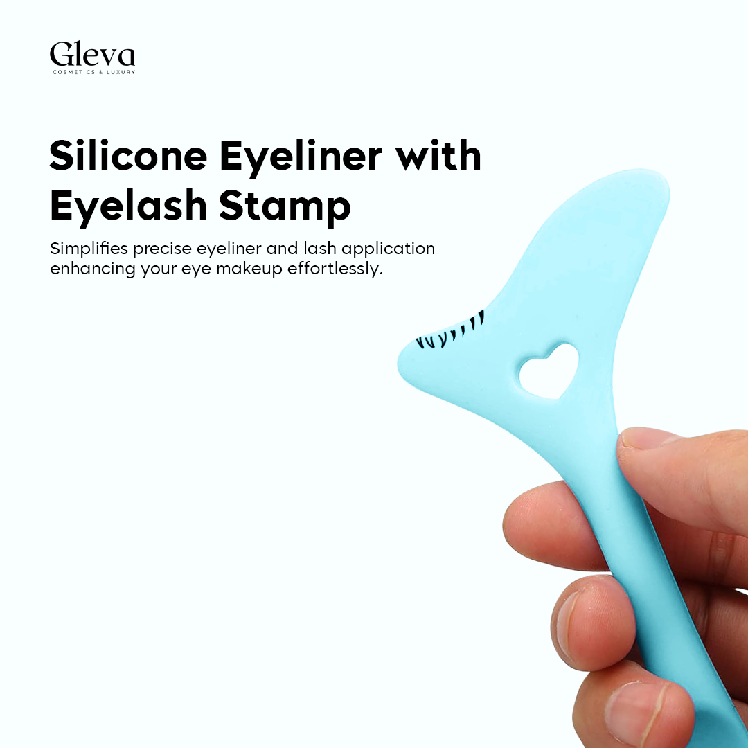 Silicone Eyeliner Aid with Eyelash Stamp