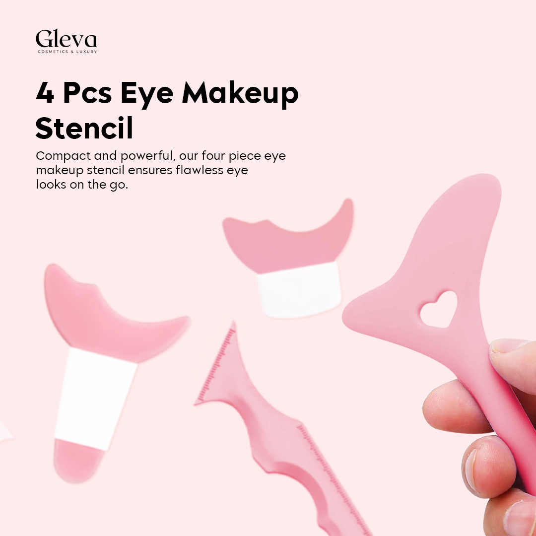 Multifunctional 4 piece Silicone Eye Makeup Tools