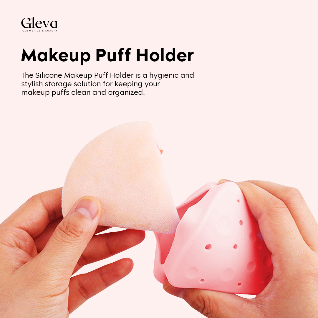 Silicone Makeup Puff Holder Case