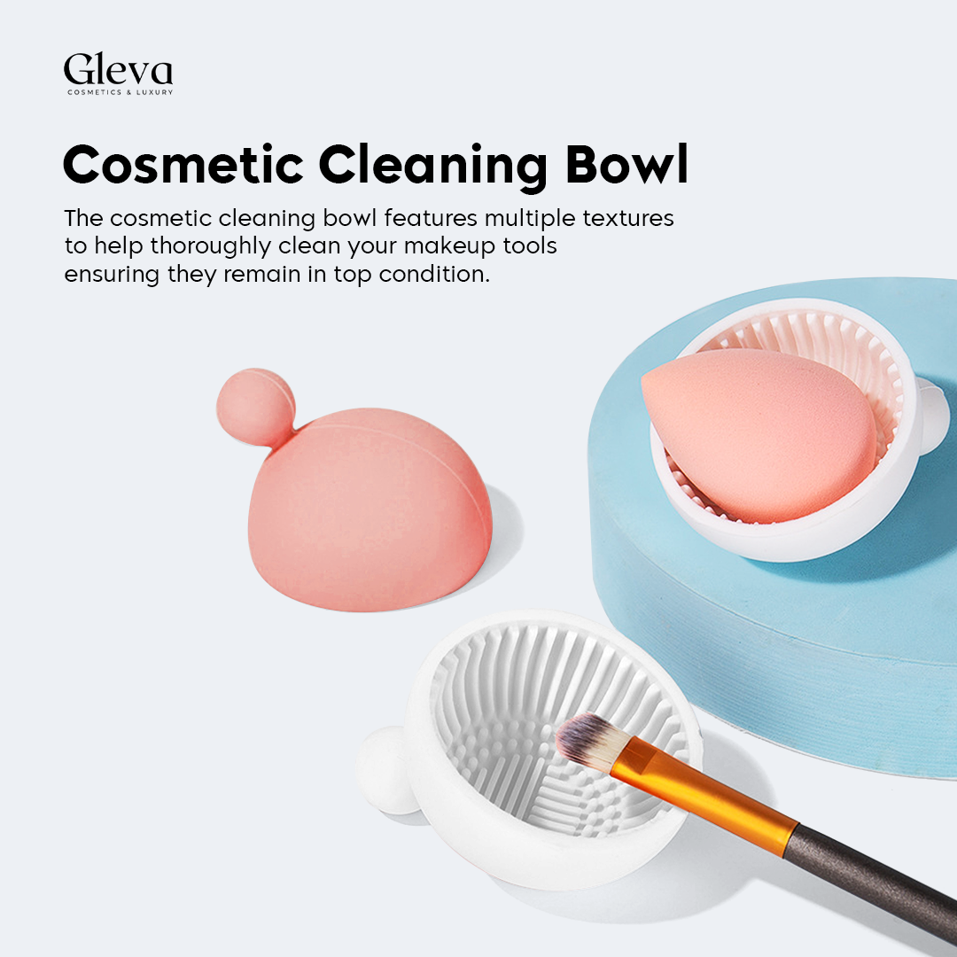 Cosmetic Brush Cleaner bowl