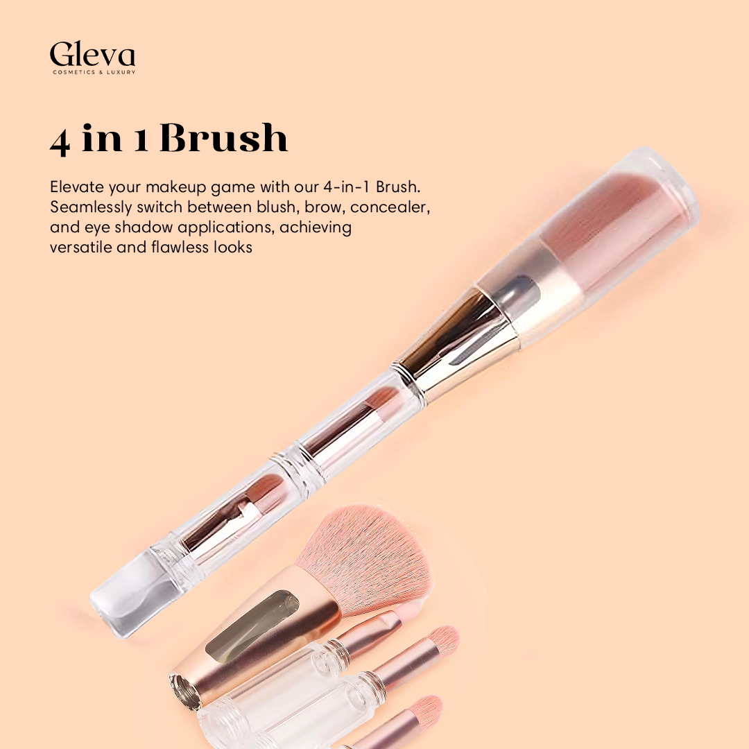 4 in 1 Makeup Brush Set