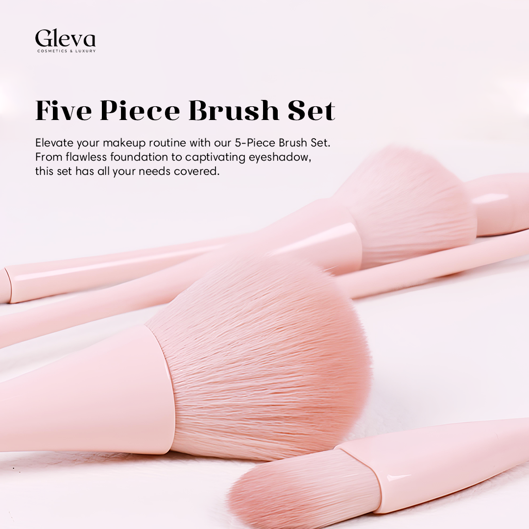 Five-Piece Mini Makeup Brush Set