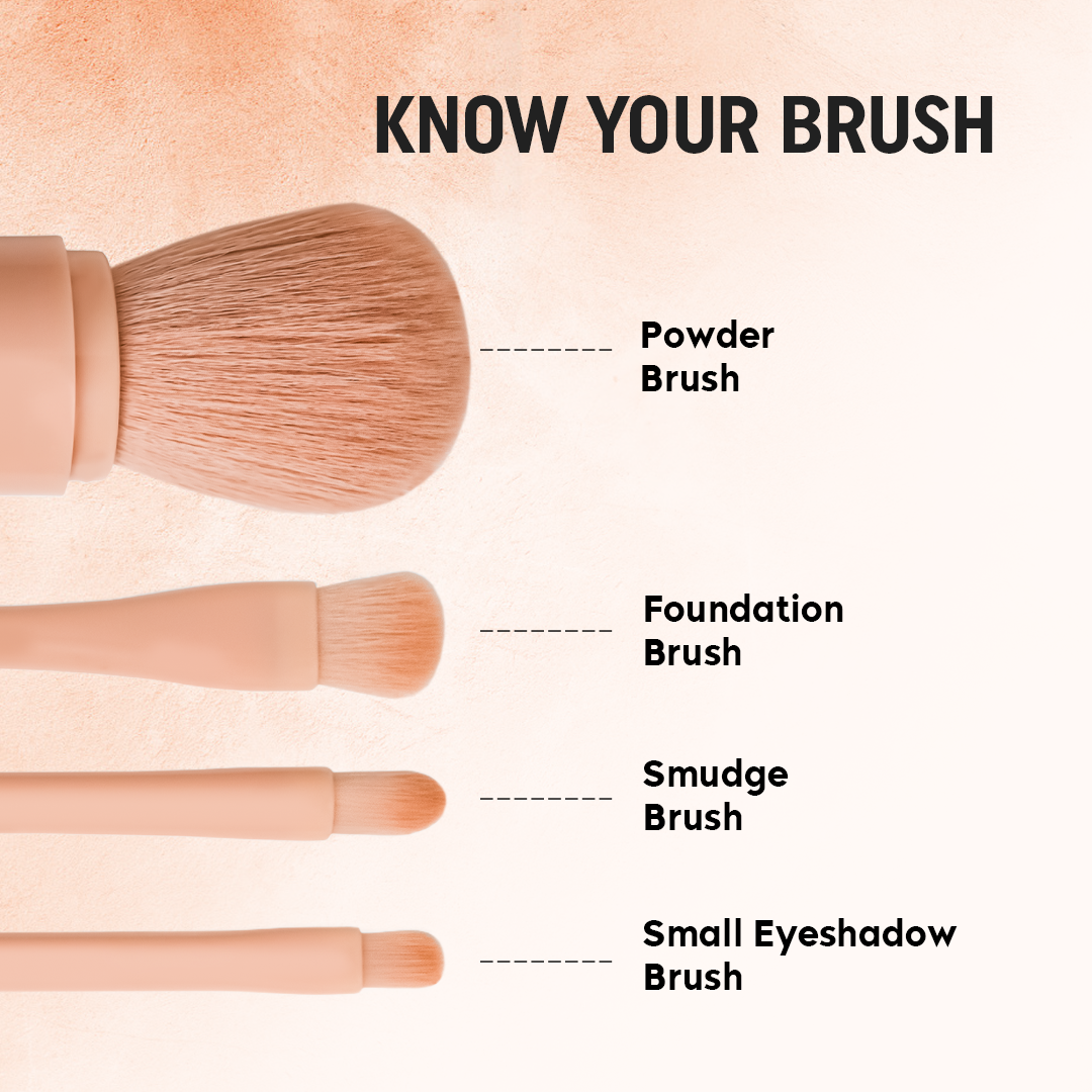 4 in 1 Makeup Brush