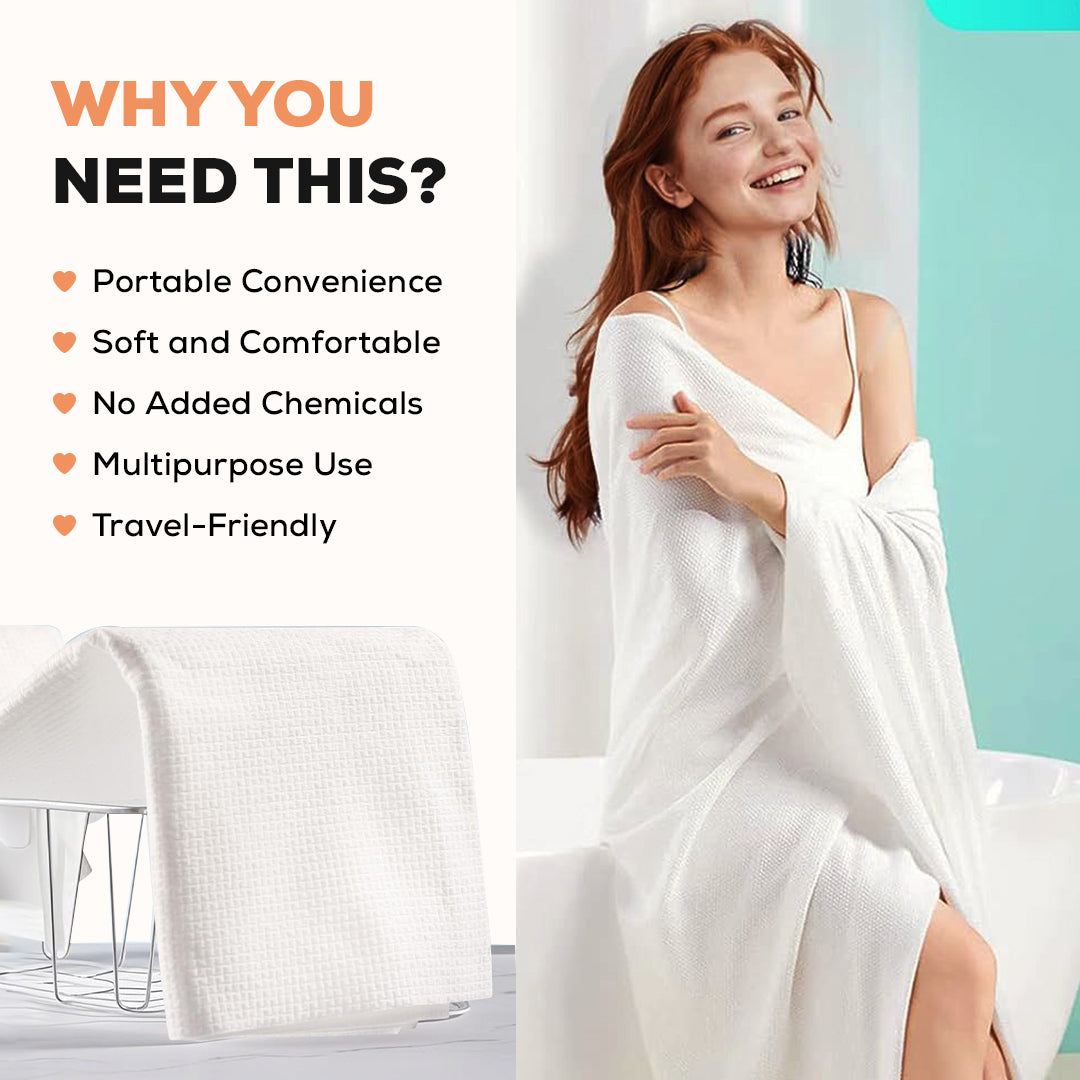 Compressed Bath Towel (Buy 1 Get 3 Free)