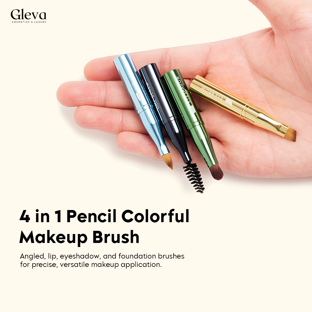 4 in 1 Pencil Colourful Makeup Brush