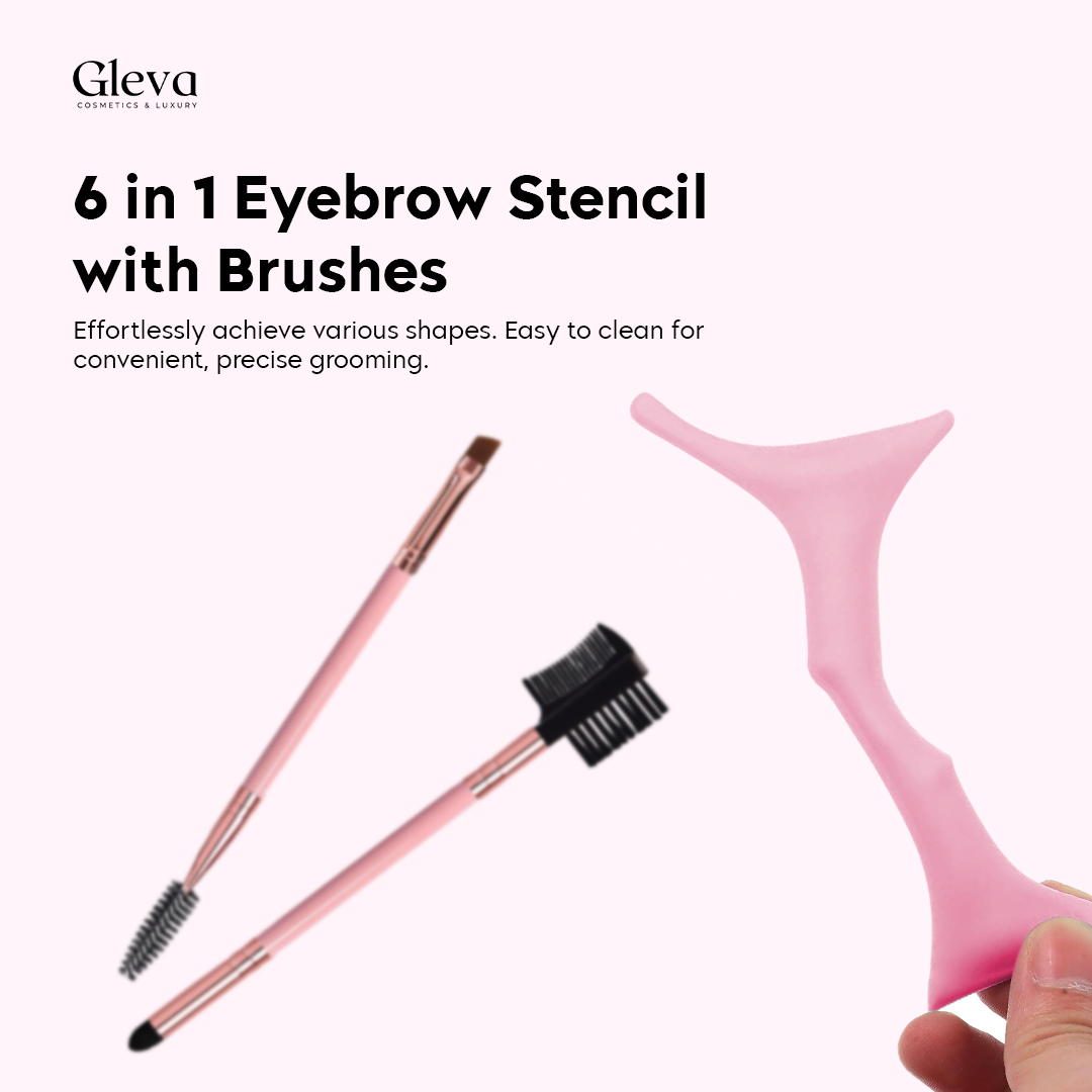 Three Piece Silicone Eyebrow Tools Set