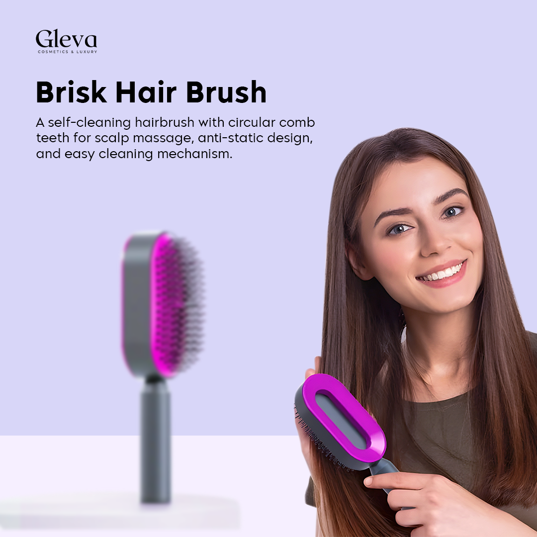 Self Cleaning Hair Brush