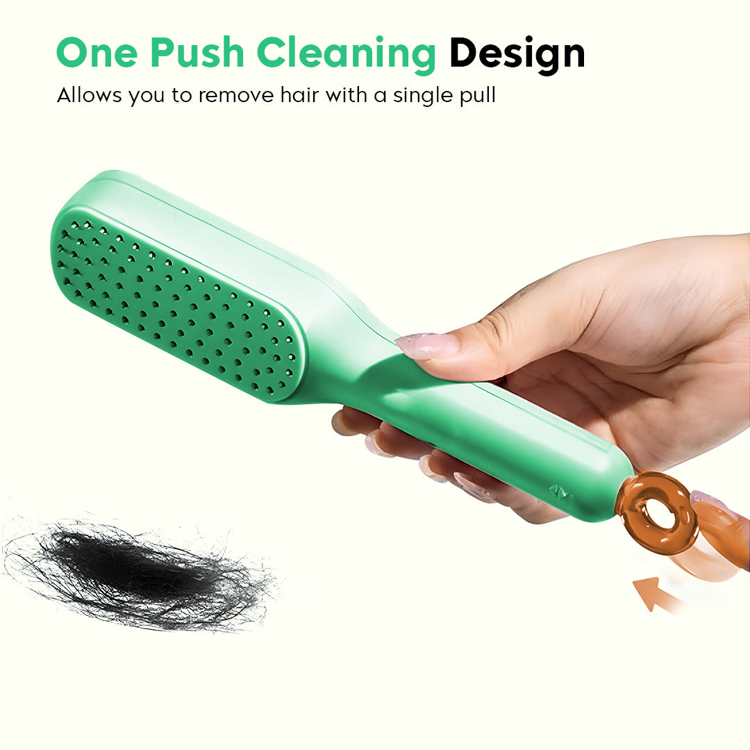 Self Cleaning Hair Comb