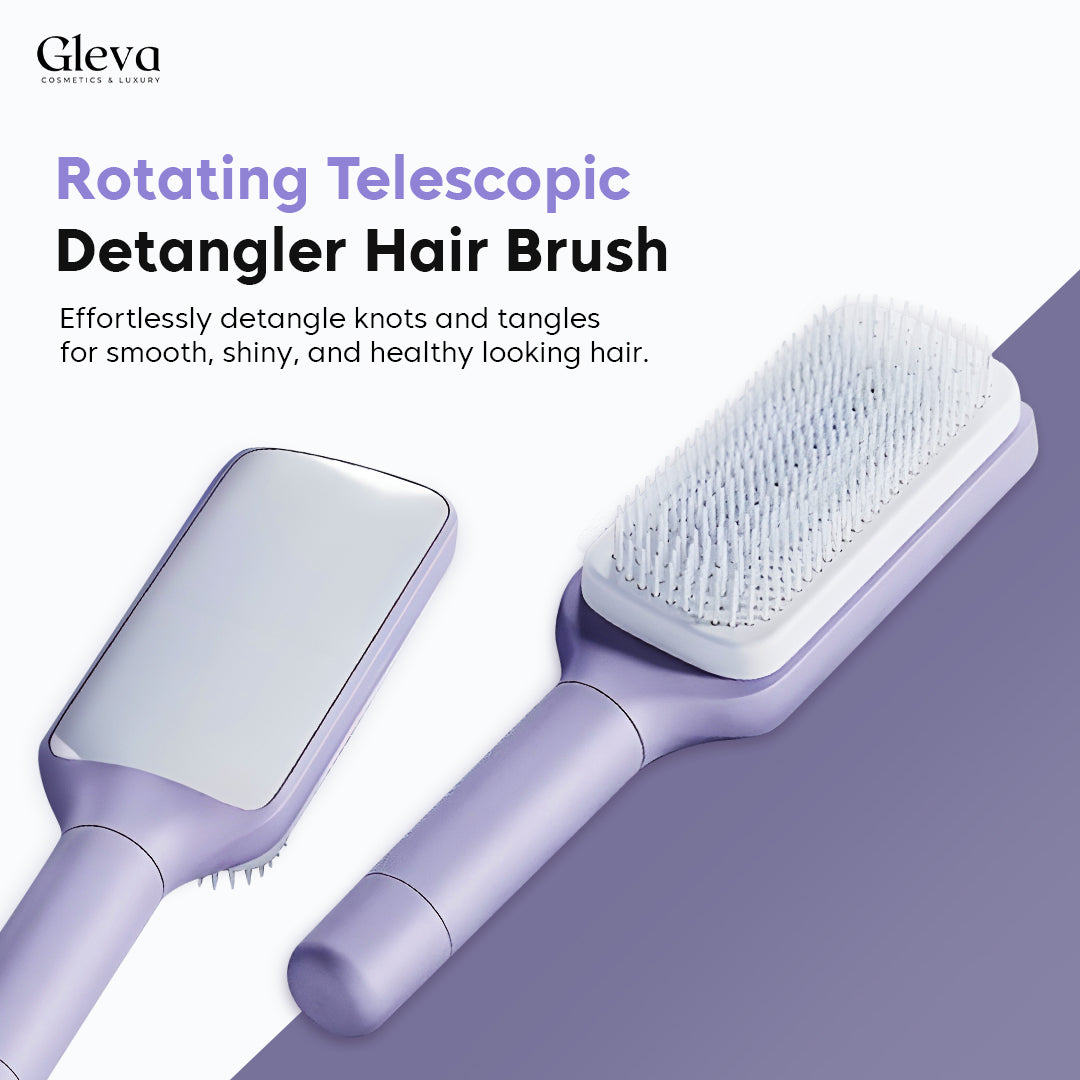 Telescopic Self-Cleaning Hair Brush