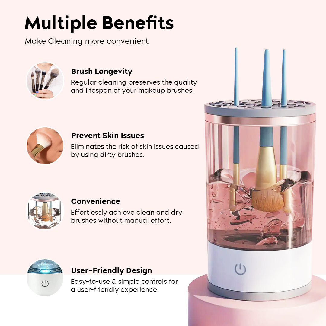 Automatic Makeup Brush Cleanser Machine