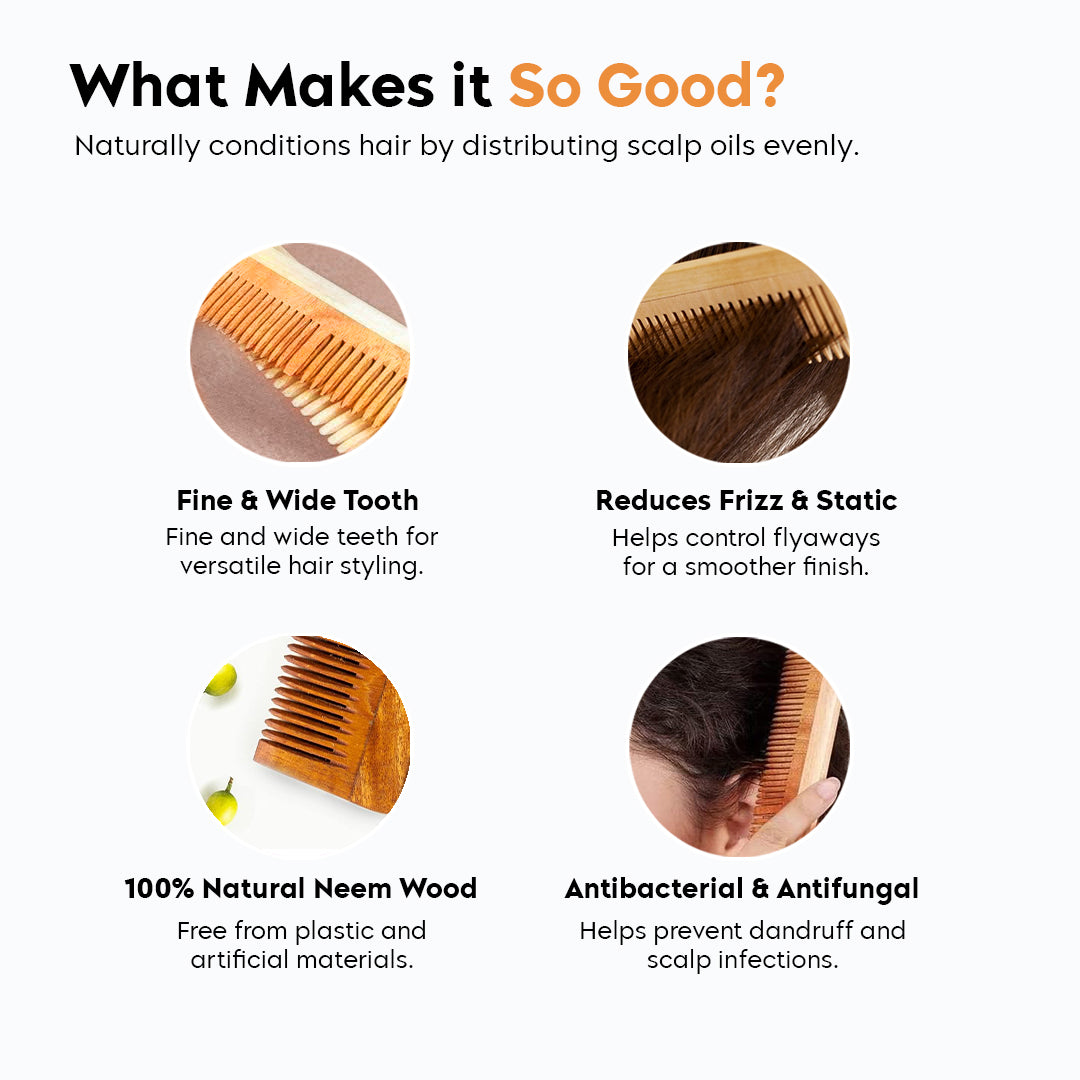 Neem Wood Comb