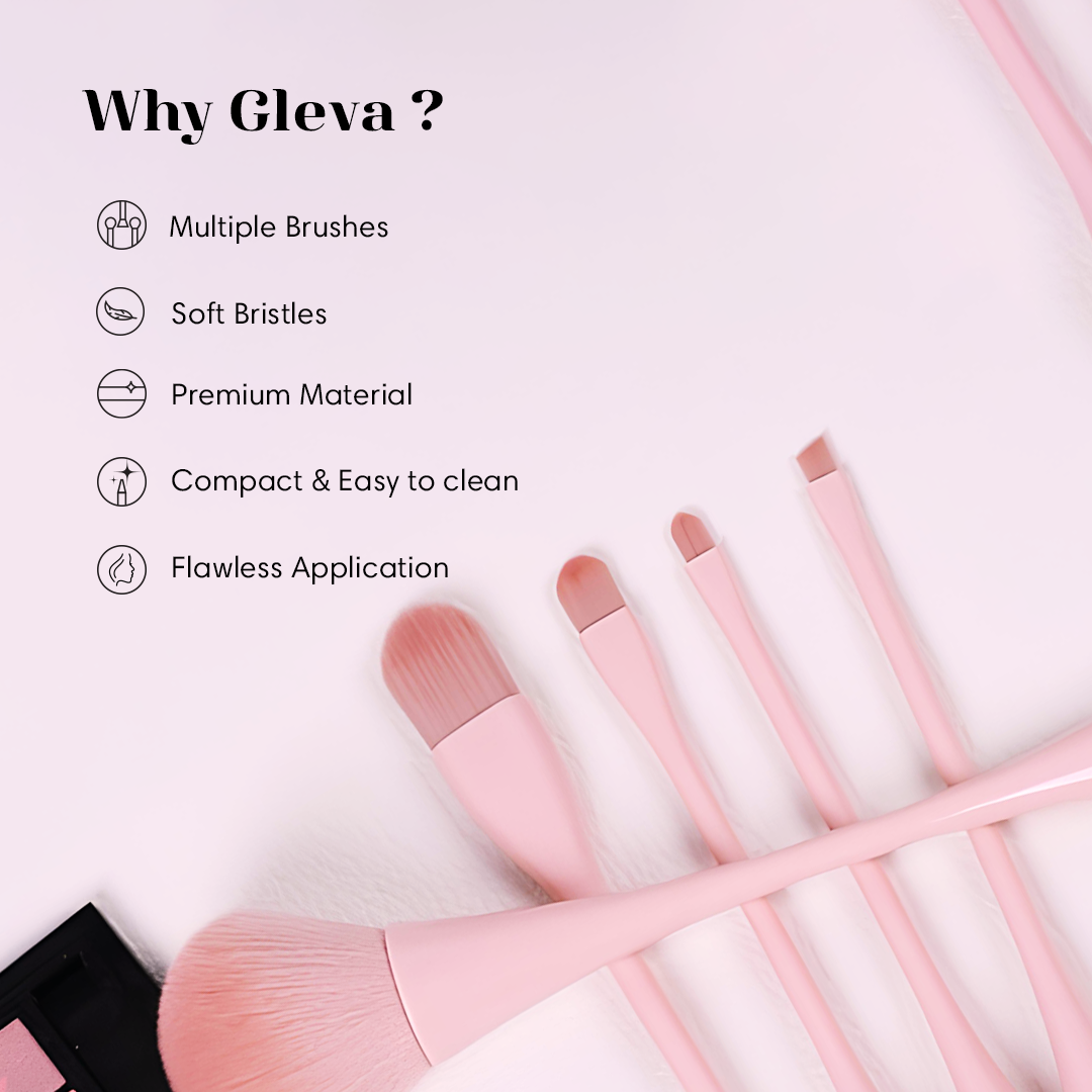 Five-Piece Mini Makeup Brush Set