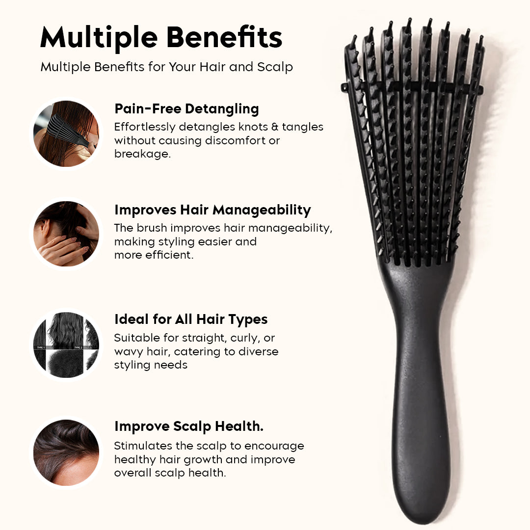 Detangling Brush For Curly Hair