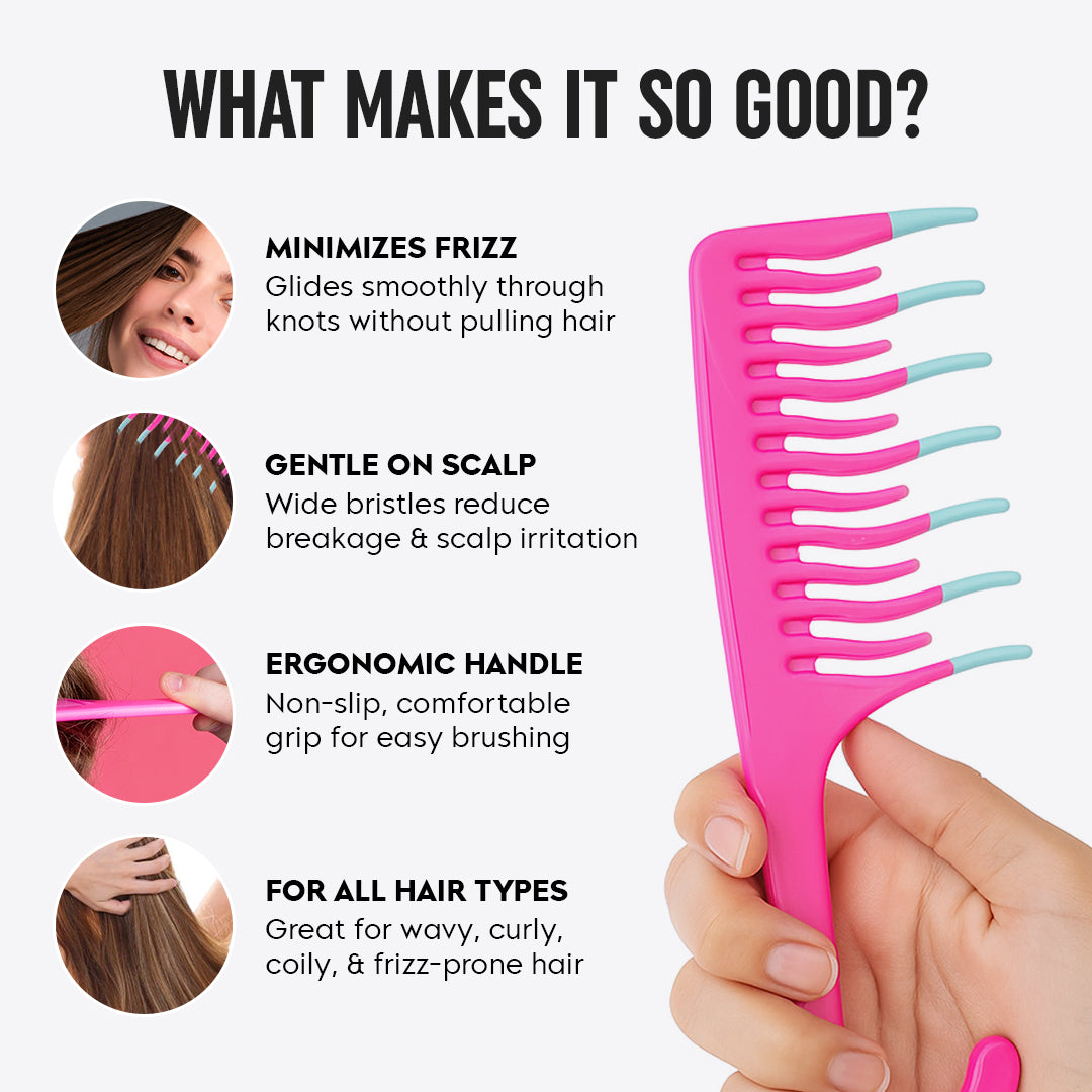 Wavy Hair Comb (Pack Of 2)