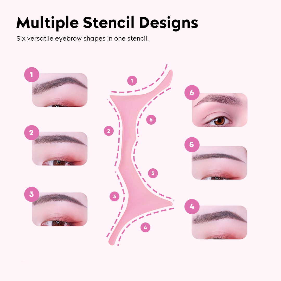 Silicone Eyebrow Stencil