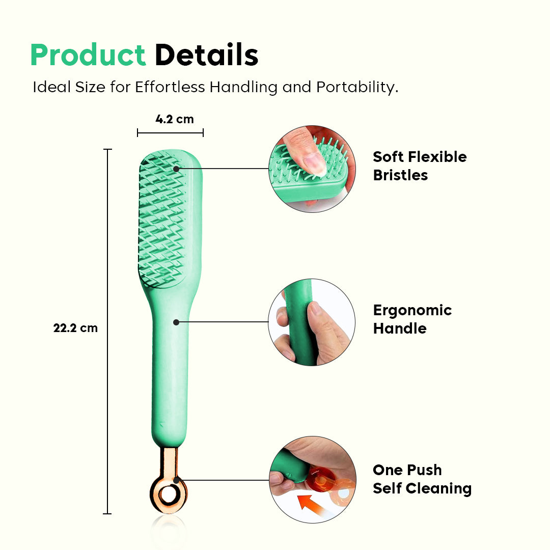 Self Cleaning Hair Comb