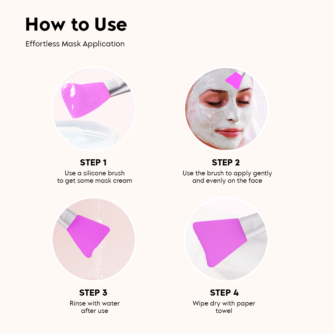 Silicon Facial Mask Brush