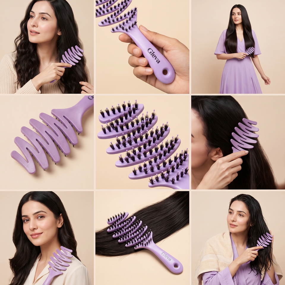 Detangler Brush, detail 1
