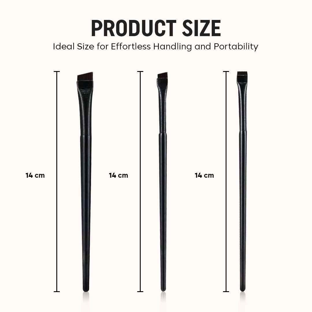 Angled Eyeliner and Brow Brushes Set