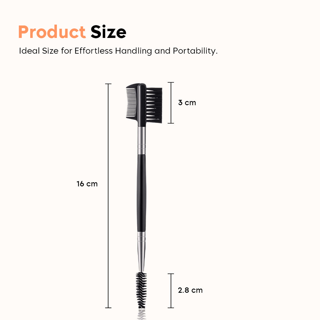 3 In 1 Eyebrow & Eyelash Brush