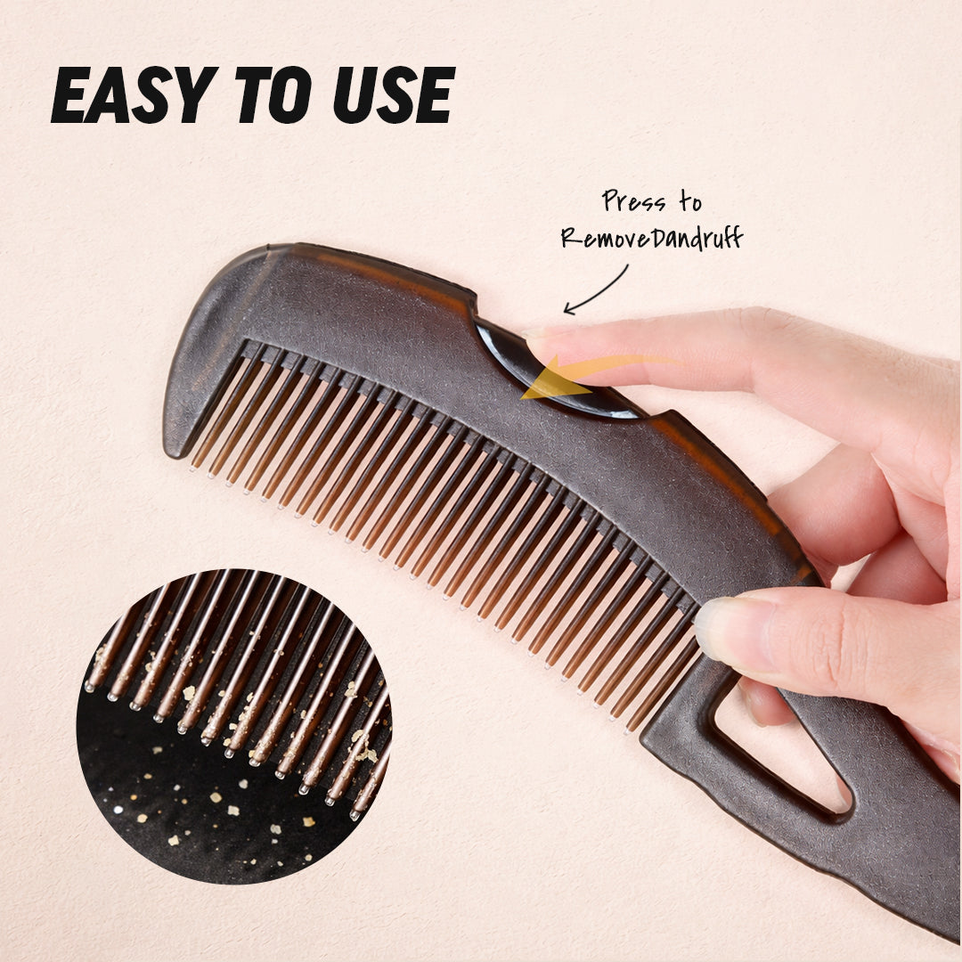 Self Cleaning Dandruff Comb