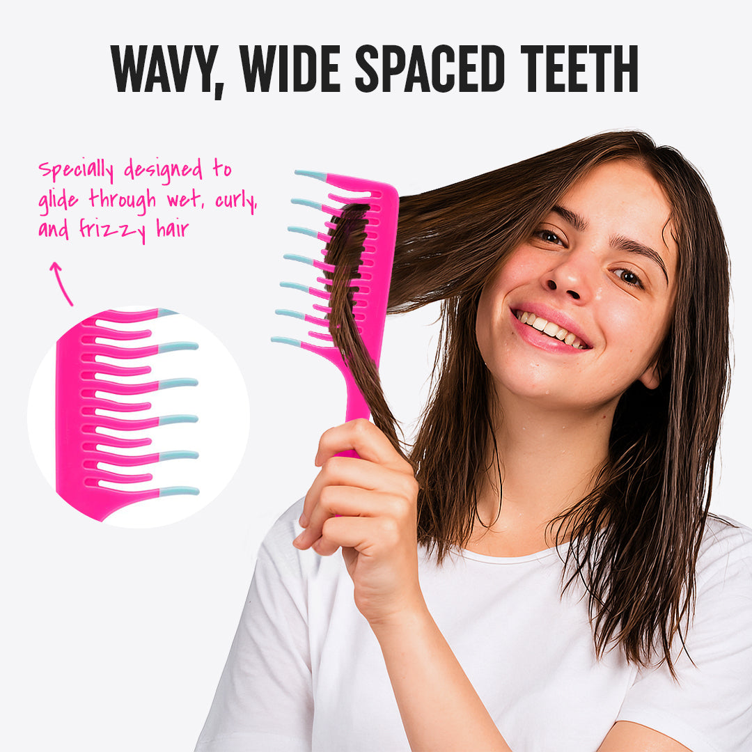 Wavy Hair Comb (Pack Of 2)