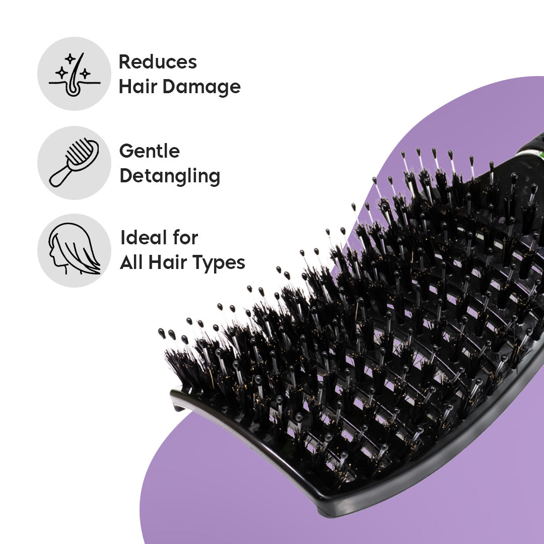 DETANGLER BRISTLE NYLON HAIRBRUSH