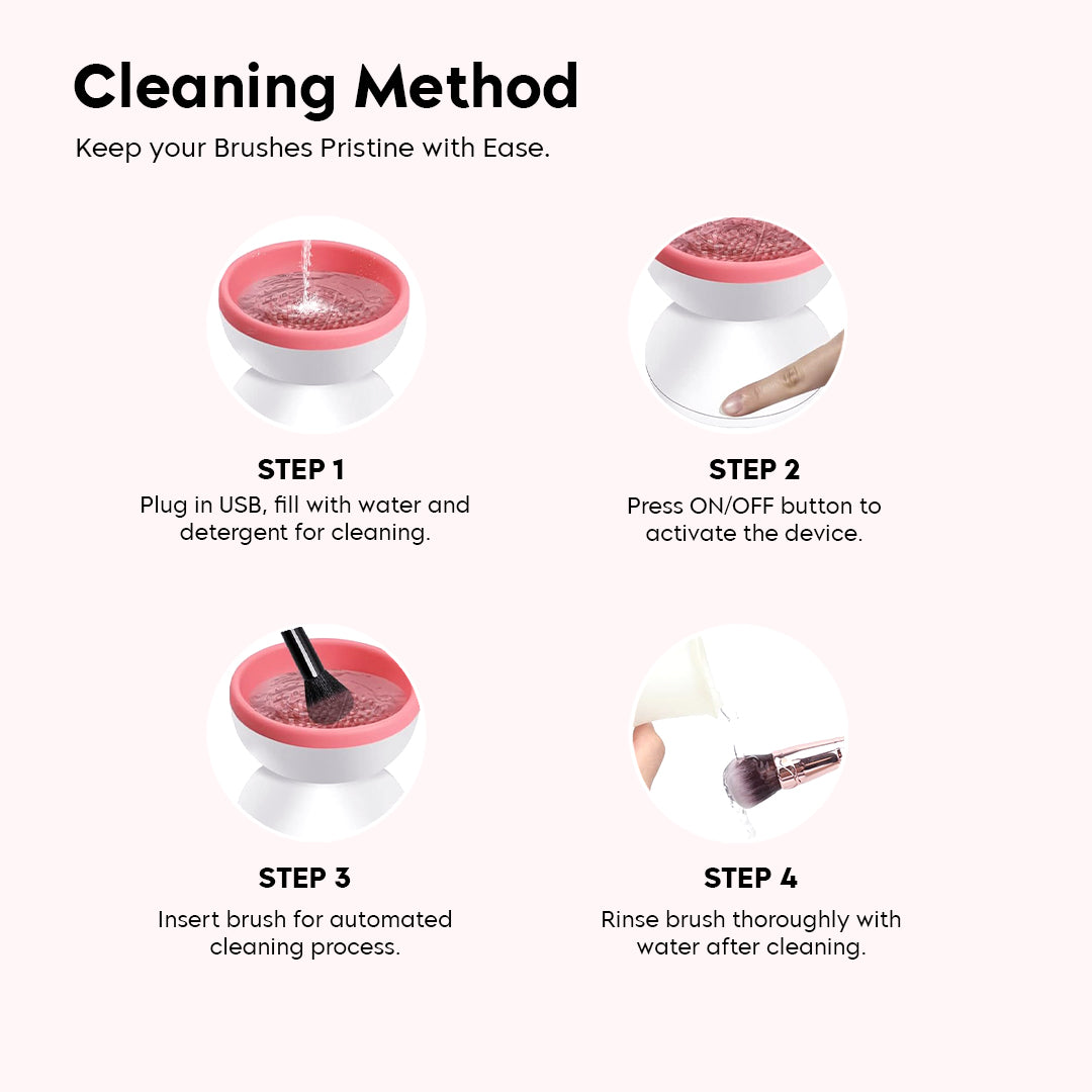 Electric makeup brush Cleanser