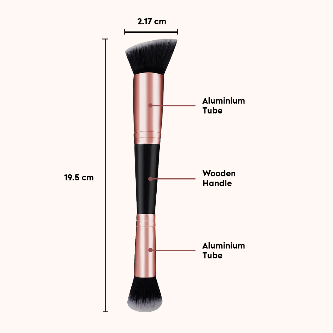 Dual-ended Countour Powder Brush