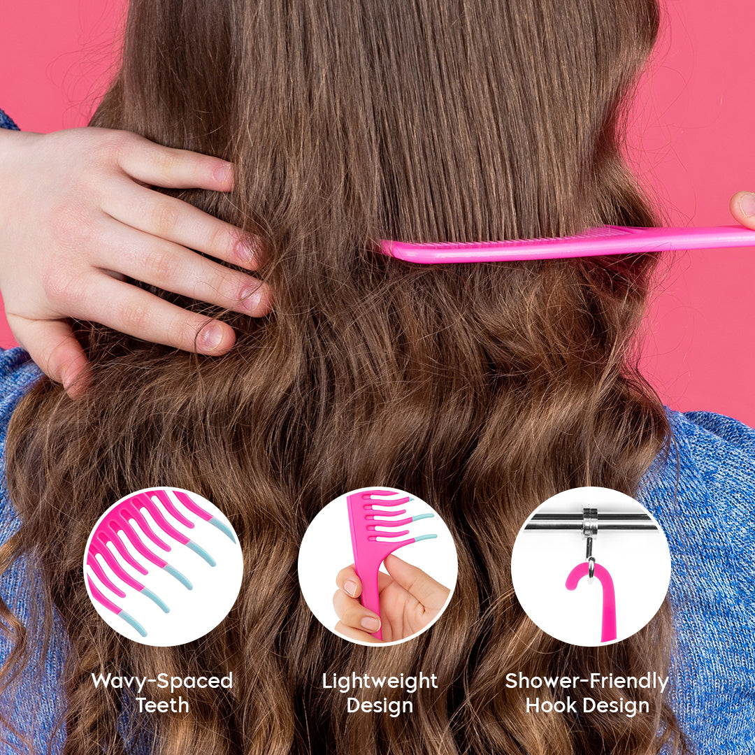 Wavy Hair Comb (Pack Of 2)