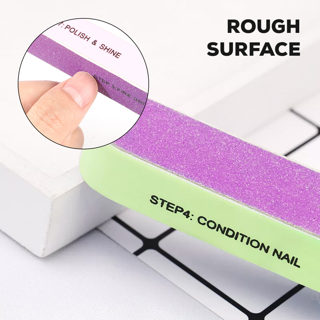 7 Step Nail File+ Dual Sided Nail File