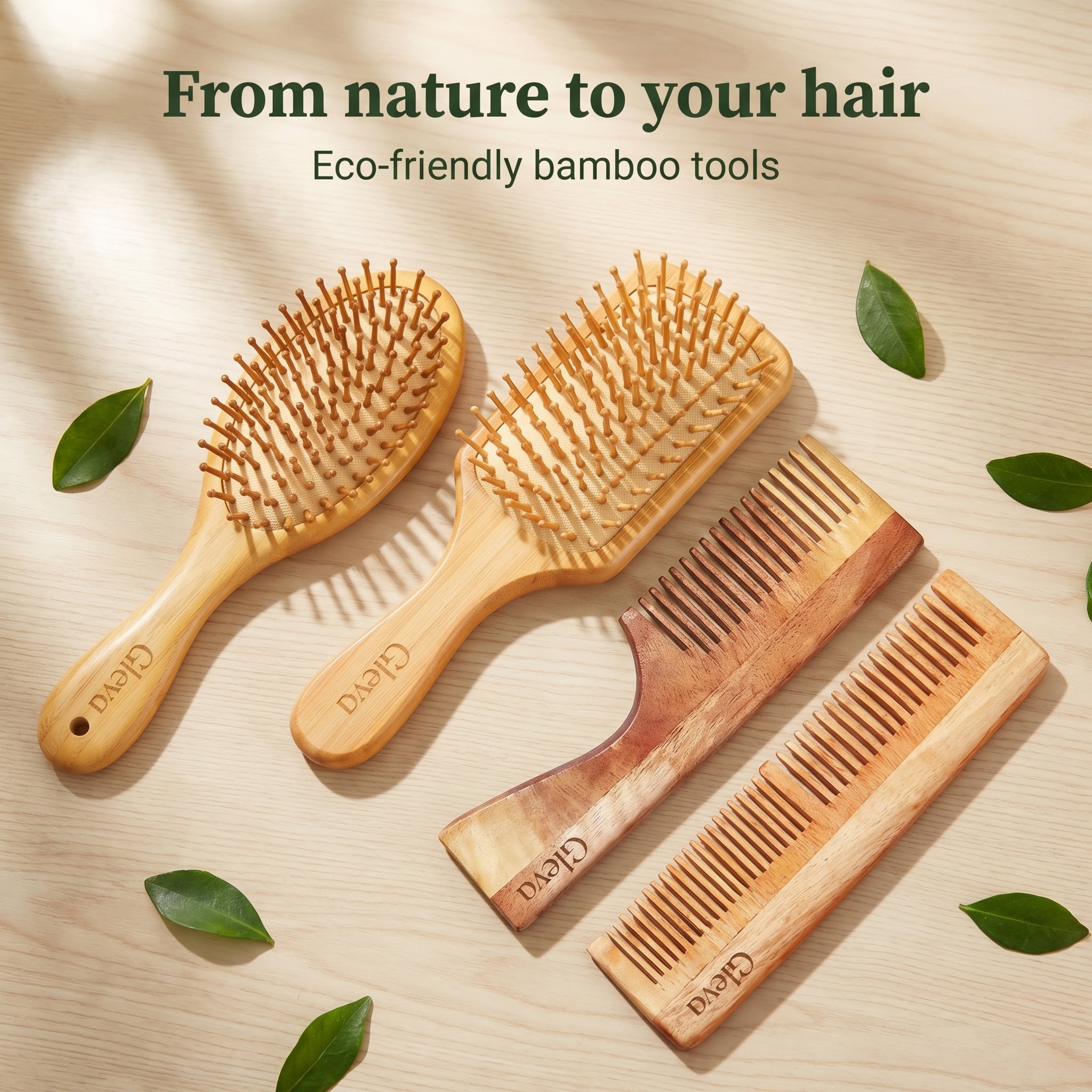 The Bamboo Hair Care Combo (4-Piece Set)