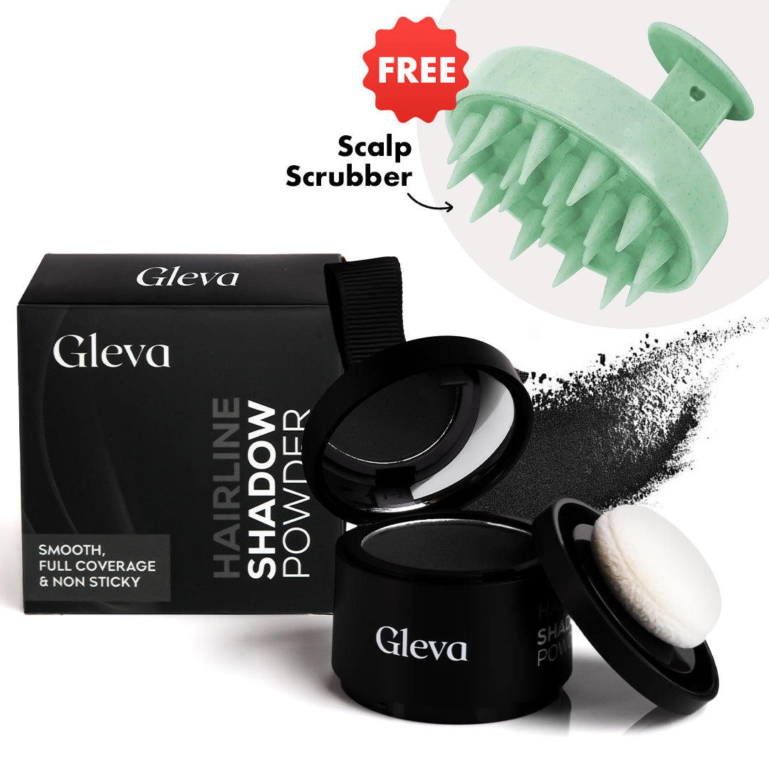 Gleva Hairline Powder+ Free (Scalp Scrubber)