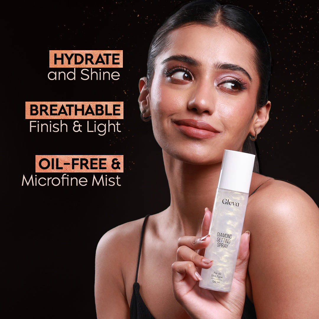 Diamond Setting Spray +(Free Makeup Puff Set)