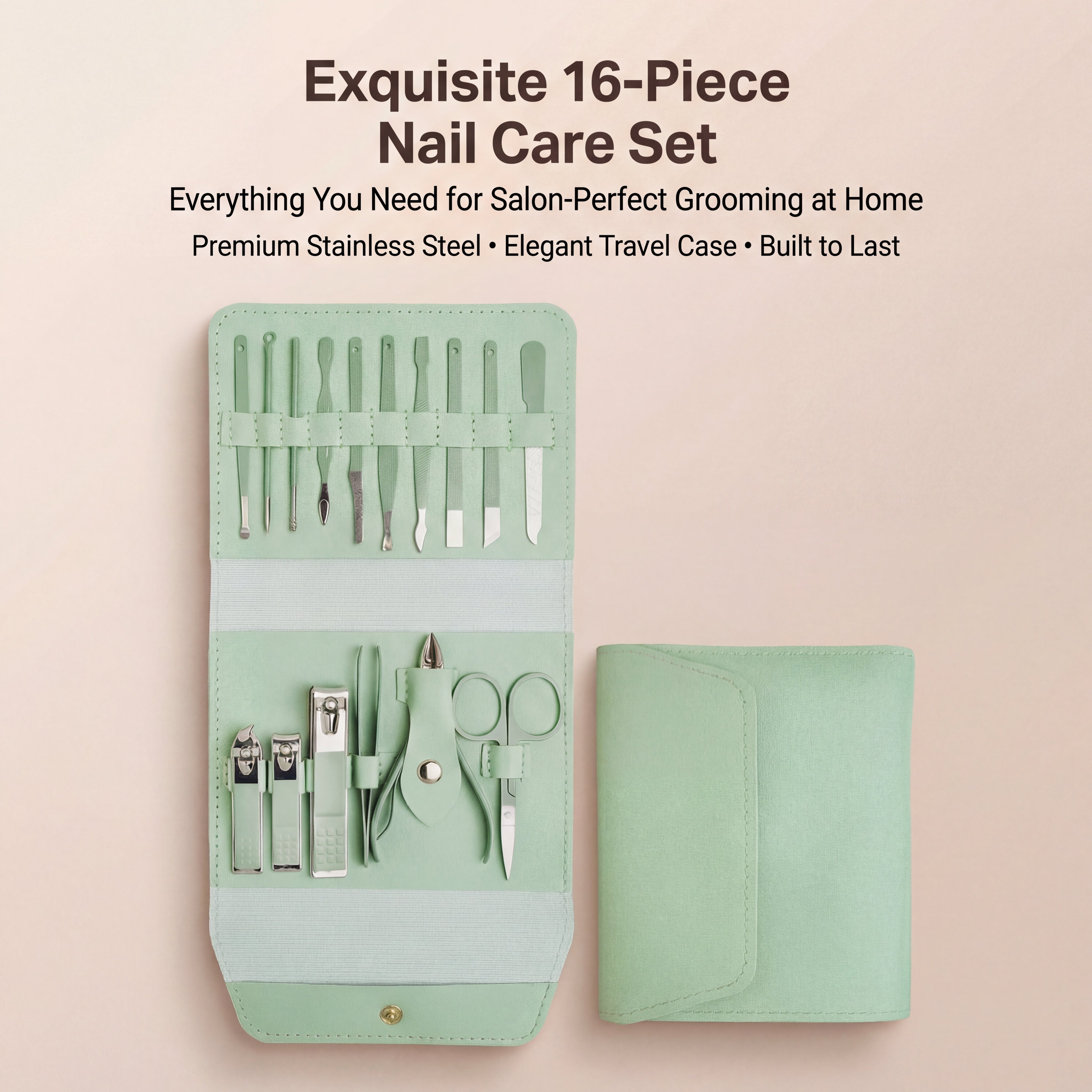 Exquisite Nail Clipper Set (16 Pcs)
