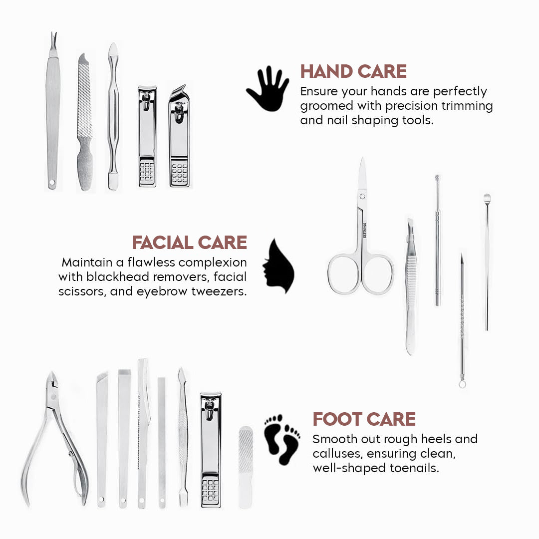 18 Pieces Manicure Kit