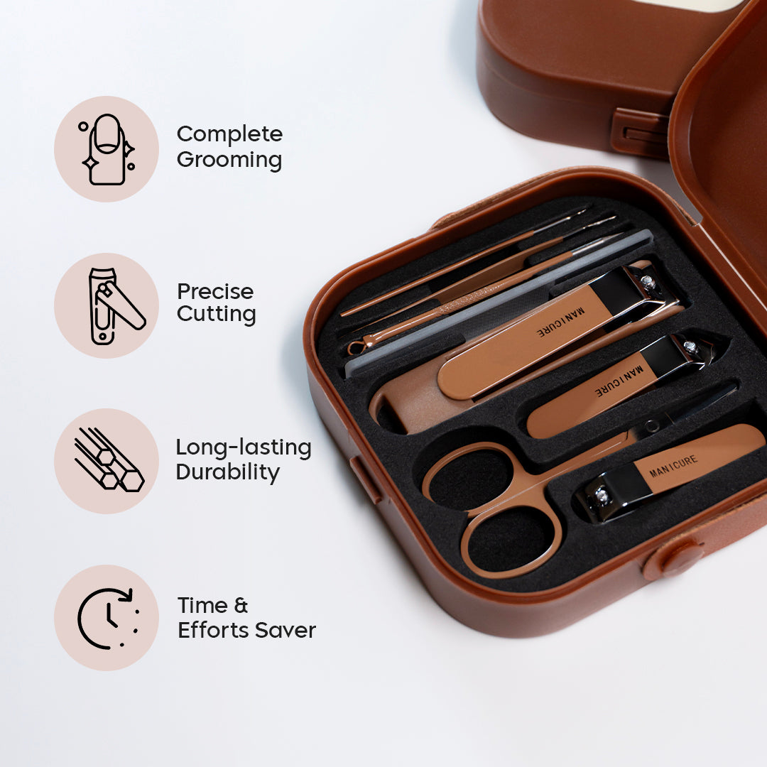 Portable Nail Clipper Set (8 Pieces)