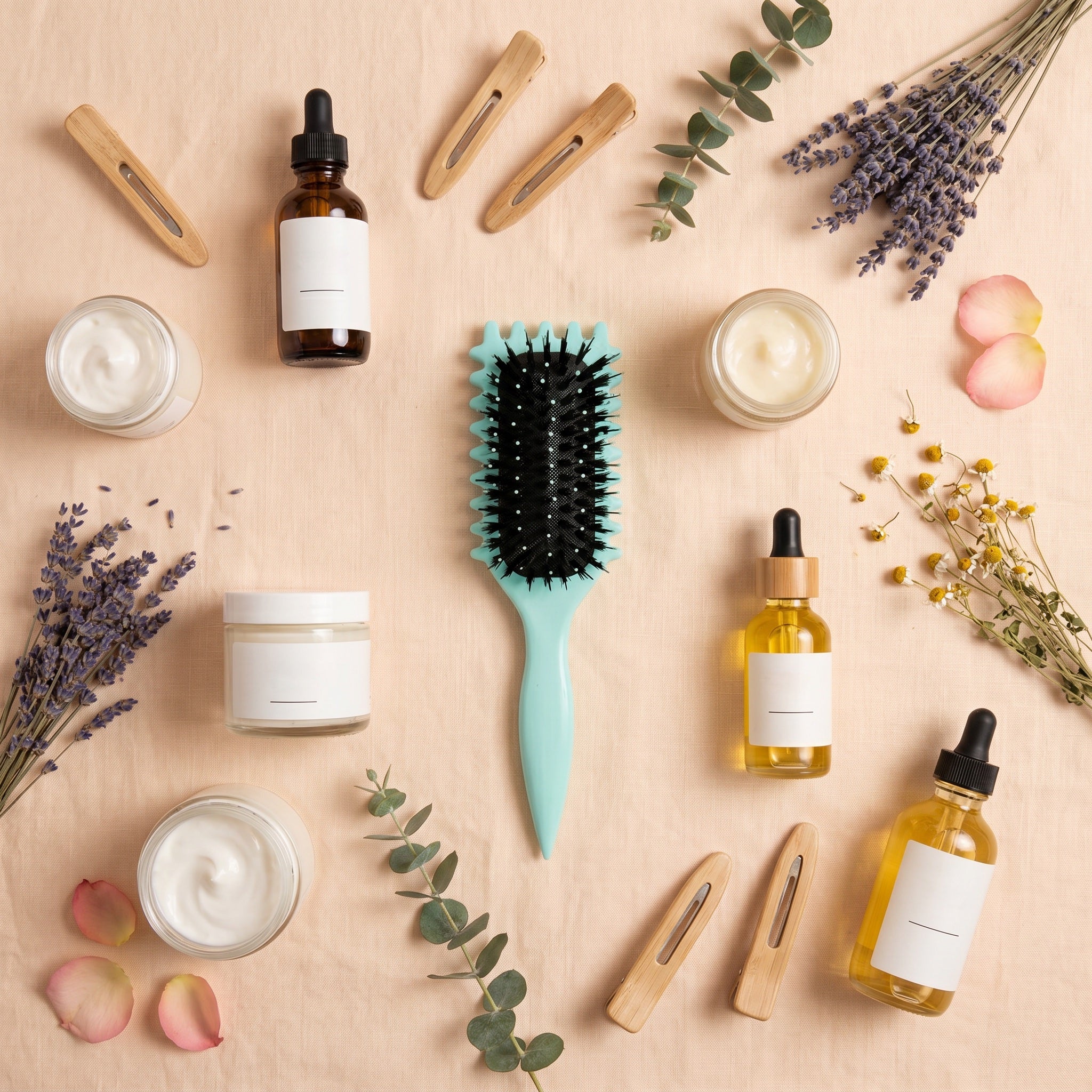 Gleva curl defining brush flat lay